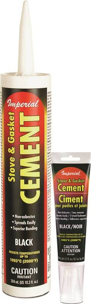 Imperial KK0076 Stove and Gasket Cement, 10.3 oz Cartridge