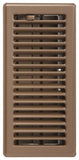 Imperial RG3297 Standard Floor Register, 7-3/4 in W Duct Opening, 3-3/4 in H Duct Opening, Steel, Brown