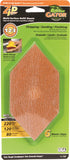 Gator Zip 7187 Refill Sheet, 6 in L, 3 in W, Extra Fine, Fine, Medium, 80 Grit, Aluminum Oxide Abrasive