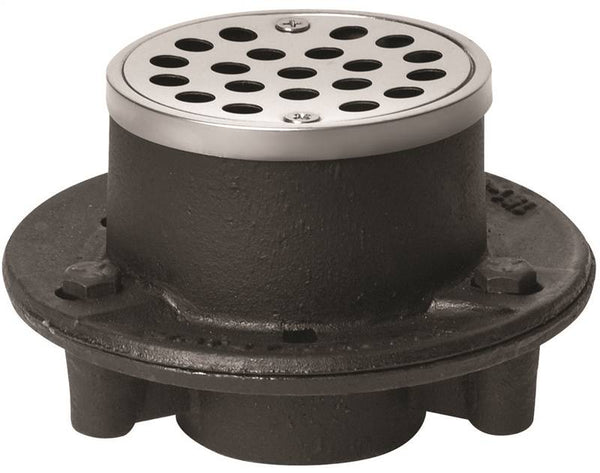 Oatey 42192 Shower Drain, Iron, Black