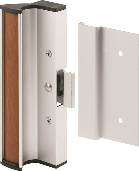Prime-Line C 1055 Handle Set, Aluminum, Anodized, 3/4 to 1 in Thick Door