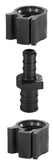 Flair-It PEXLOCK 30853 Reducing Coupling, 1/2 x 3/8 in, Black, 100 psi Pressure