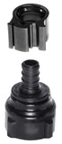 Flair-It PEXLOCK 30856 Swivel Pipe Adapter, 1/2 x 3/4 in, FPT, Polysulfone, Black, 100 psi Pressure