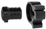 Flair-It PEXLOCK 30864 Pipe Plug with Clamp, 3/4 in, Black