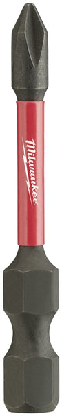 Milwaukee 48-32-4461 Power Bit, #1 Drive, Phillips Drive, 1/4 in Shank, Hex Shank, 2 in L, Proprietary Steel