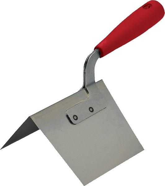 Marshalltown OS751 Corner Trowel, Stainless Steel Blade, Comfort Grip Handle