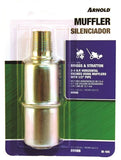 ARNOLD M-105 Small Engine Muffler, 1/2 in Inlet, For: 2 to 4 hp Briggs & Stratton, Tecumseh and Clinton Engines