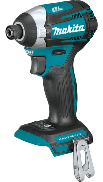 Makita XDT14Z Brushless Impact Driver, Bare Tool, 18 V Battery, 1-4 in Drive, Hex Drive, 0 to 3800 ipm IPM