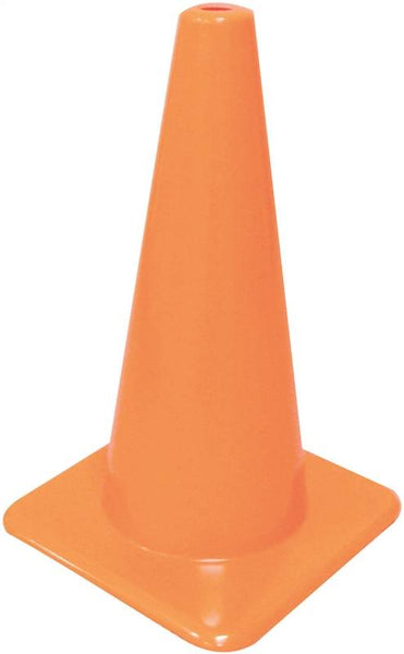 HY-KO SC-18 Traffic Safety Cone, 18 in H Cone, Vinyl Cone, Fluorescent Orange Cone