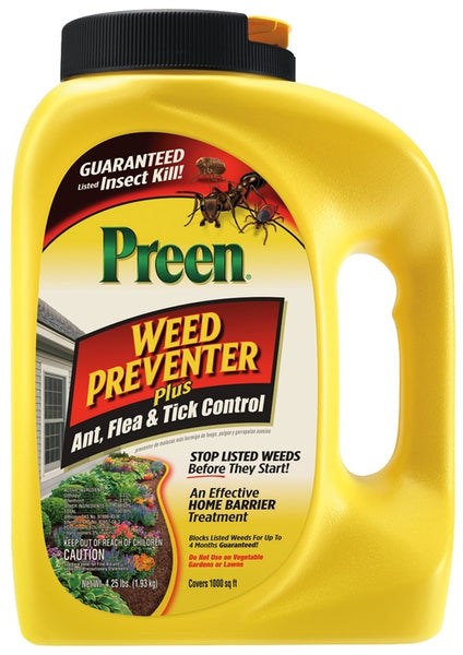 Preen 2464070 Weed Preventer, Granular Solid, 4.25 lb