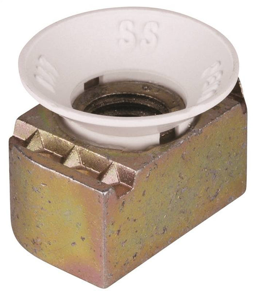 SuperStrut ZCM1001/4-10 Cone Nut, Nylon/Steel, Gold, Galvanized