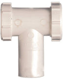 Plumb Pak PP66-7W Center Outlet and Tailpiece, 1-1/2 in, Slip-Joint, Plastic, White