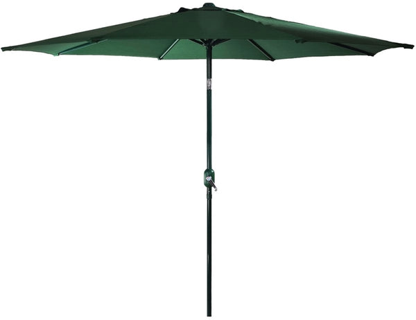 Seasonal Trends 60035 Crank Umbrella, 92.9 in H, 107.9 in W Canopy, 107.9 in L Canopy, Round Canopy, Steel Frame