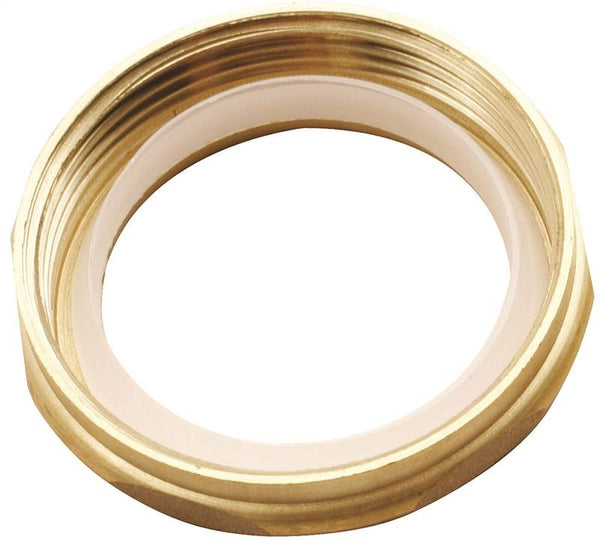 Plumb Pak PP809-18 Nut with Washer, 1-1/2 x 1-1/2 in, Brass