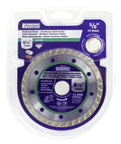 Vulcan 937341OR Continuous Turbo Diamond Blade, 4.5 in Dia, 7/8 in Arbor