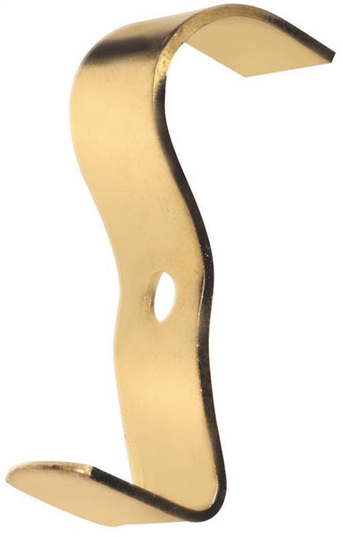 OOK 50571 Wide Molding Hook, Brass