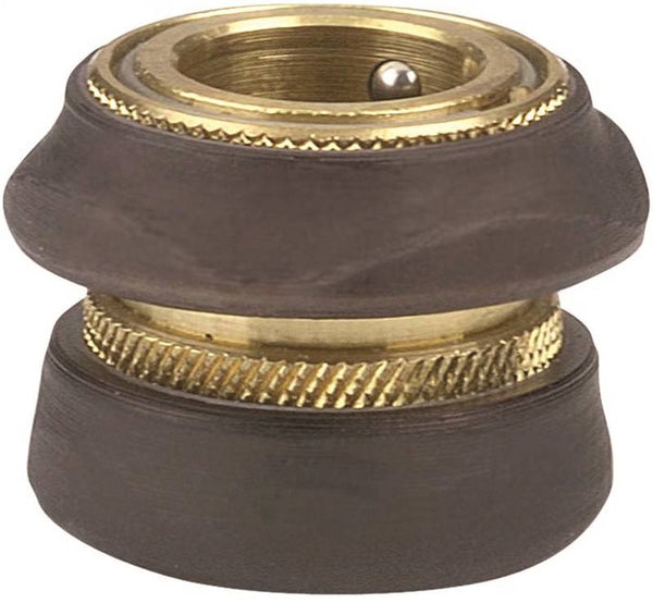 Gilmour 809014-1002 Hose Quick Connector Female, Female, Brass, Bronze