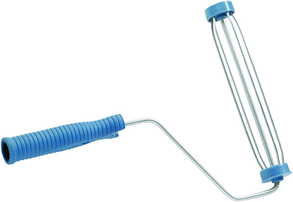 WOOSTER R501-9 Roller Frame, 9 in L Roller, Polypropylene Handle, Threaded Handle, Blue Handle