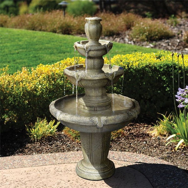 Seasonal Trends Y95769 Lincoln Pedestal Fountain, 120 V, 2.5 gal Reservoir, 750 Lph