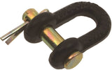 SpeeCo S49030300 Utility Clevis, 2000 lb Working Load, 1-1/4 in L Usable, Powder-Coated