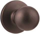 Kwikset 200P-11PCP Door Knob, Venetian Bronze, 1-3/8 to 1-3/4 in Thick Door, 2-1/4 in Strike