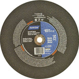 NORTON 89390 Abrasive Wheel, 10 in Dia, 3/32 in Thick, 5/8 in Arbor, Aluminum Oxide Abrasive