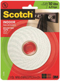 Scotch 314DC Mounting Tape, 125 in L, 1 in W, White