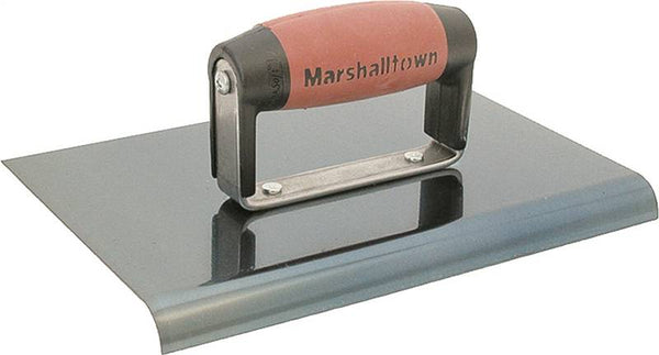 Marshalltown DuraSoft Series 162BD Hand Edger, 6 in L Blade, 6 in W Blade, HCS Blade, 1/2 in Lip, 3/8 in Lip Radius