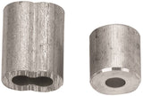Campbell B7675454 Cable Ferrule and Stop Set, 1/4 in Dia Cable, Aluminum