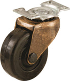 Caster Swivel Rub/blk 2in