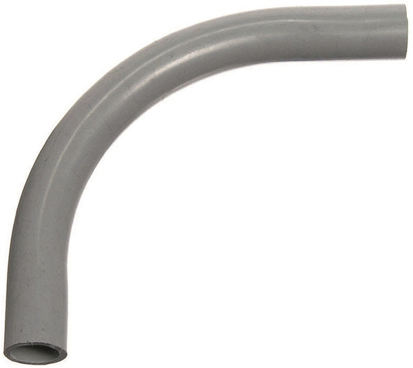 Carlon UA9DK Conduit Elbow, 90 deg Angle, PVC, Gray