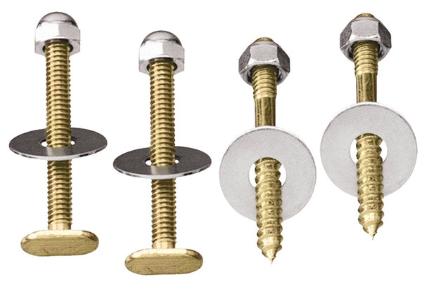 Plumb Pak PP835-165 Bolt and Screw Set, Brass