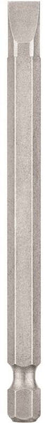 DeWALT DW2040 Power Bit, #10 Drive, Slotted Drive, 1/4 in Shank, Hex Shank, 3-1/2 in L, Tool Steel