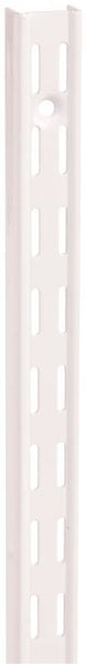Knape & Vogt 82 WH 63 Shelf Standard, 450 lb, 14 ga Thick Material, 1-1/16 in W, 63 in H, Steel