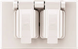 Eaton Wiring Devices S1962W-SP Cover, 2-63/64 in L, 4-37/64 in W, Rectangular, Thermoplastic, White