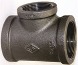 Prosource 11A3/4X1/2B Pipe Tee, 1/2 x 3/4 x 3/4 in, Threaded, Malleable Iron, SCH 40 Schedule, 300 PSI Pressure