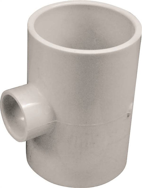 LASCO 401248BC Reducing Pipe Tee, 2 x 3/4 in, Slip, PVC, SCH 40 Schedule