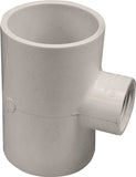 LASCO 402248BC Reducing Pipe Tee, 2 x 3/4 in, Slip x FIP, PVC, SCH 40 Schedule