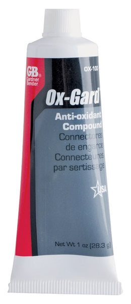 GB OX-100B Anti-Oxidant Compound, Charcoal Paste, 1 oz Tube