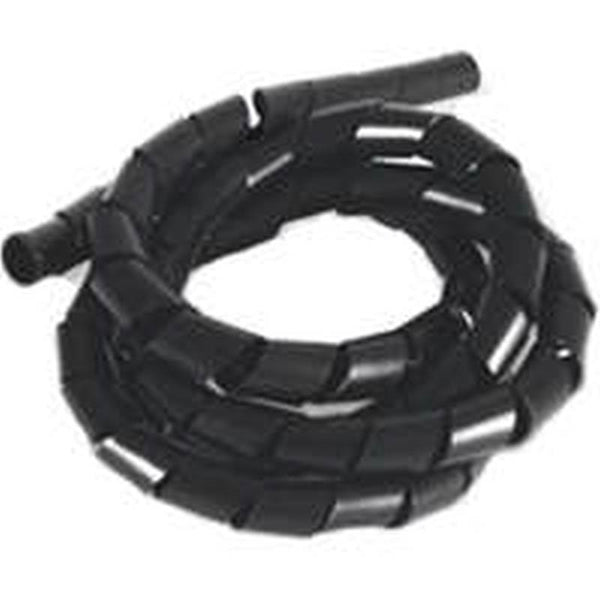 GB 73421 Spiral Wrap, 3/8 in Dia, 3-1/2 ft L, Black