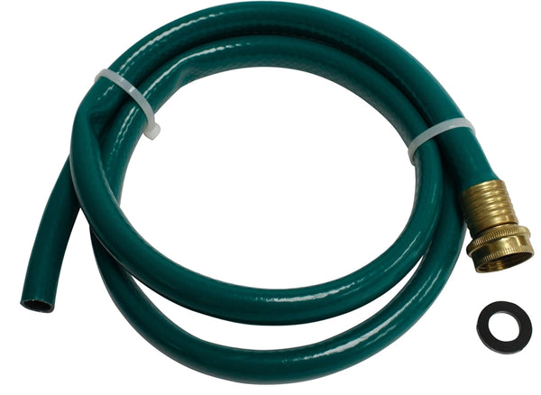 LASCO 16-1780 Filler Hose, 3/4 in ID, 5 ft L, Female x Plain End, Rubber