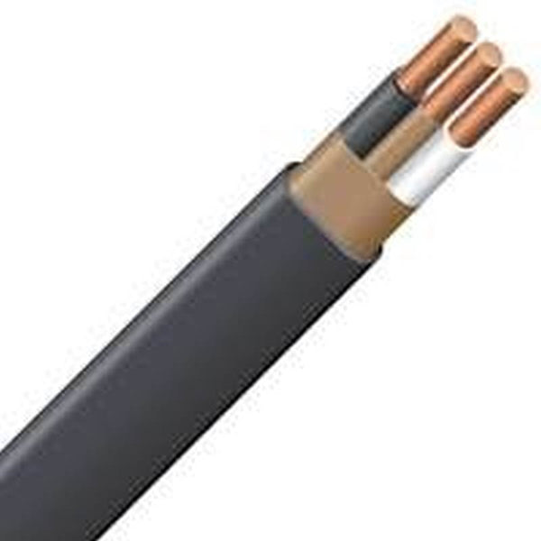 Southwire 8/2NM-WGX125 Sheathed Cable, 8 AWG Wire, 2 -Conductor, 125 ft L, Copper Conductor, PVC Insulation