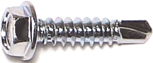 MIDWEST FASTENER 10276 Screw, #8 Thread, 3/4 in L, Hex, Socket Drive, Self-Drilling Point, Steel, Zinc