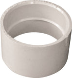 CANPLAS 193002 Coupling, 2 in, Hub, PVC, White