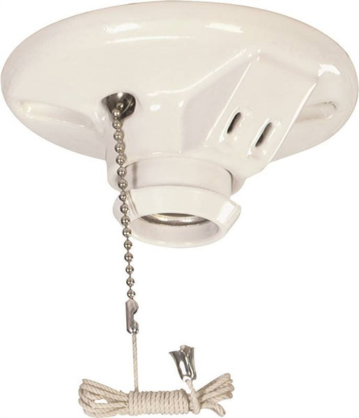 Eaton Wiring Devices 669-SP Lamp Holder, 125 VAC, 660 W, White