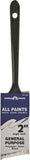 Linzer WC 2851-2 Paint Brush, 2 in W, 2-1/2 in L Bristle, Nylon/Polyester Bristle, Sash Handle