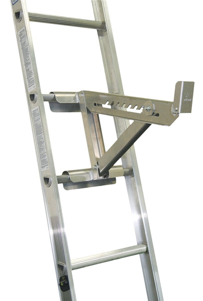 Qualcraft 2420 Ladder Jack, 2-Rung, Short Body, Aluminum, For: Round or D-Rung Style Ladders