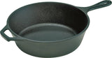 Lodge L8DSK3 Deep Skillet, 10-1/4 in Dia, Cast Iron, Black