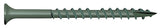 CAMO 0341150 Deck Screw, #9 Thread, 2-1/2 in L, Bugle Head, Star Drive, Type 17 Slash Point, Carbon Steel