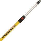 Mr. LongArm Super Tab-Lok 7504 Extension Pole, 1-1/4 in Dia, 2.2 to 3.4 ft L, Aluminum, Fiberglass Handle